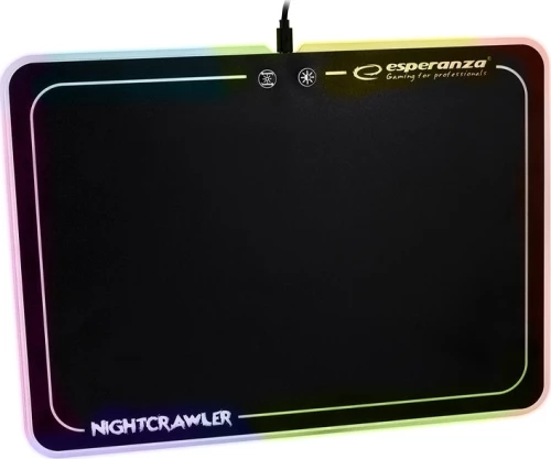 Gaming Mousepad Με Led Rgb Φωτισμό Esperanza Nightcrawler Egp104 Egp104