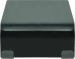 vidaXL Βάση Τηλεόρασης/Οθόνης Μαύρη 40 x 25 x 11 εκ. Γυάλινη