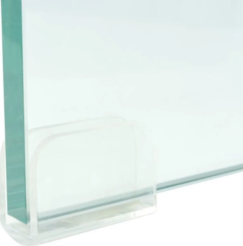 vidaXL Βάση Τηλεόρασης/Οθόνης Διάφανη 120 x 30 x 13 εκ. Γυάλινη