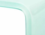 Βάση Τηλεόρασης/Οθόνης Λευκή 100 x 30 x 13 εκ. Γυάλινη