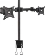 Techly 13-27" Desk Stand For 2 Monitor With Clamp" Ica-Lcd 482-D