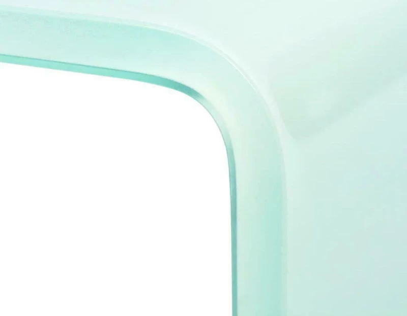 vidaXL Βάση Τηλεόρασης/Οθόνης Λευκή 120 x 30 x 13 εκ. Γυάλινη