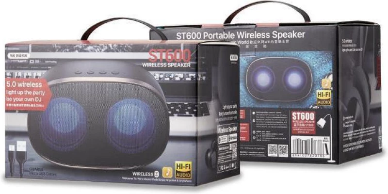 WK ST600 Ηχείο Bluetooth White
