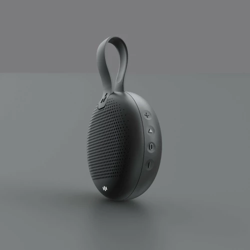 Havit HAKII Mars Αδιάβροχο Ηχείο Bluetooth 4W με 12 ώρες Λειτουργίας Grey