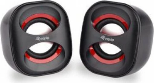 Equip Mini USB Speaker Black/Red