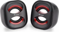 Equip Mini USB Speaker Black/Red