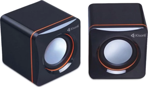 Ενσύρματα Ηχεία 2.0 Usb Kisonli V310 (Μαύρο)