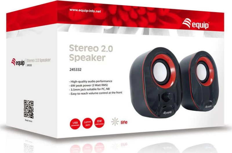Equip Stereo 2.0 Red