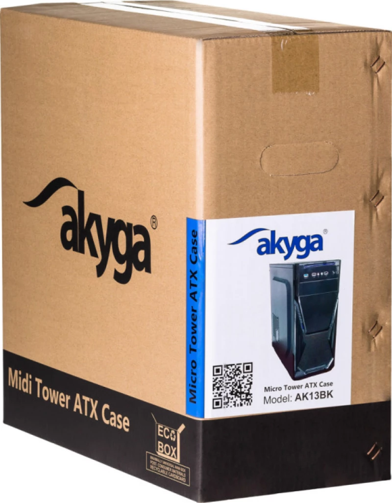 Akyga AK13BK computer case Micro Tower Black