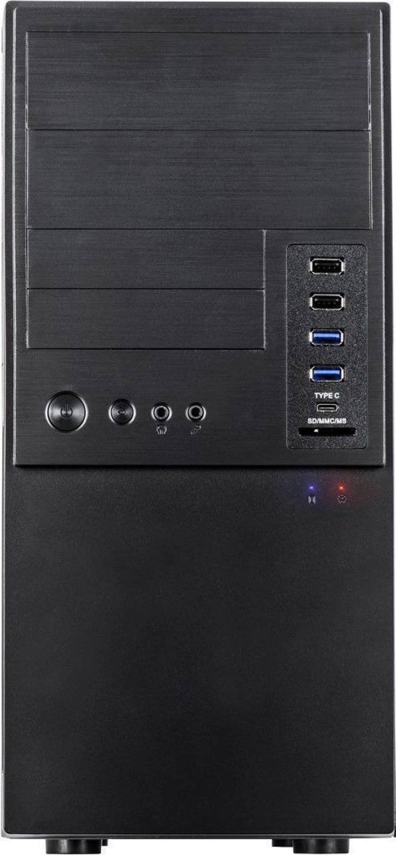 Inter-Tech IT-6865 Micro-Tower Μαύρος (Μαύρο)
