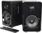 Avlink Abs35Blk Ενεργά Bluetooth Ηχεία Βιβλιοθήκης 3.5" 15W Rms Μαύρα (Ζεύγος)