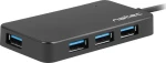 Natec Hub Usb 3.0 Moth (4 Ports, Black)