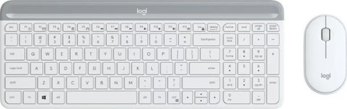 Logitech Keyboard/Mouse Wireless Mk470 White