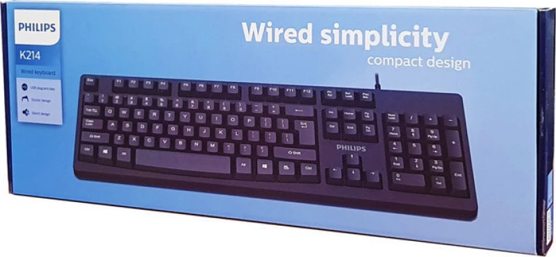 Philips SPK6214 Πληκτρολόγιο Αγγλικό US