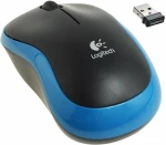 Logitech M185 Ασύρματο Mini Ποντίκι Μπλε