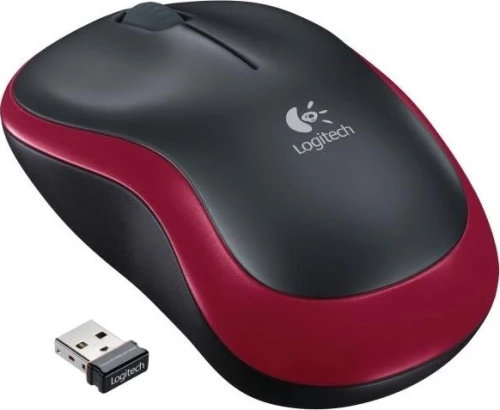 Logitech M185 Ασύρματο Mini Ποντίκι Κόκκινο