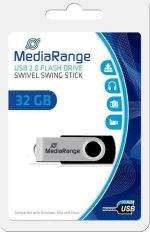 MediaRange MR911 32GB USB 2.0 Black/Silver