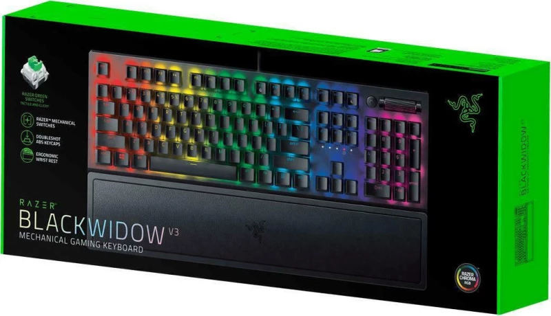 Razer BlackWidow V3 (Razer Green) Ελληνικό