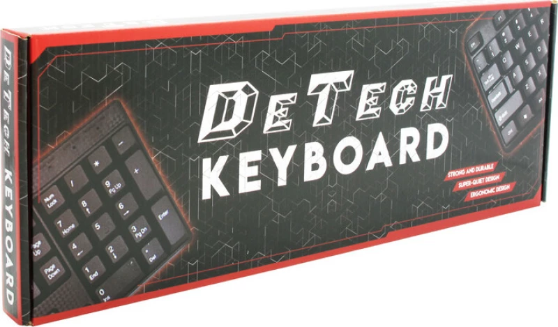 De Tech DE6084 Πληκτρολόγιο Αγγλικό US