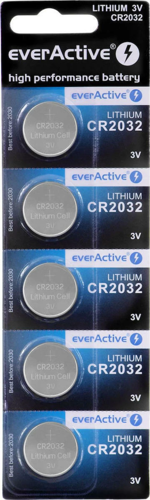 Lithium batteries everActive CR2032 - blister 5 pcs