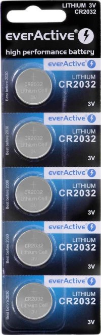 Lithium batteries everActive CR2032 - blister 5 pcs