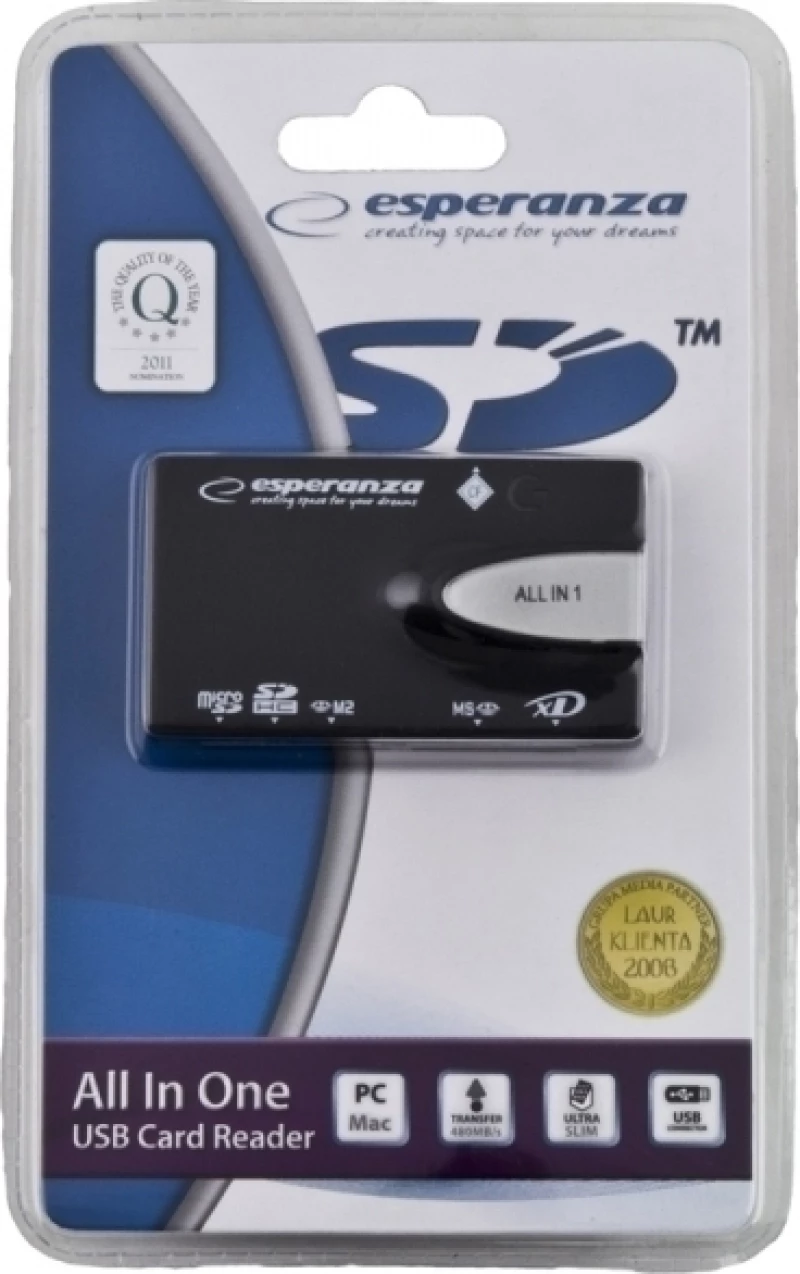 Card Reader Esperanza All In One 176EA129