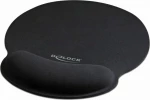DeLOCK 12559 επιφάνεια ποντικιού (mouse pads) Μαύρος (Μαύρο)