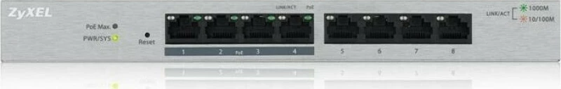 ZyXEL Switch 8-port 10/100/1000 GS1200-8HPV2
