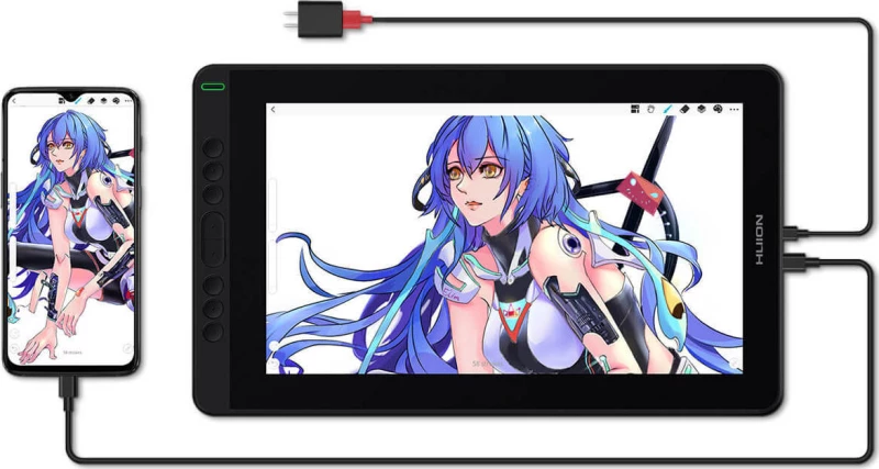 Huion Kamvas 13 Γραφίδα Σχεδίασης με Όθονη FHD 13.3"