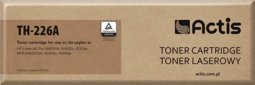 Actis Συμβατό Toner HP 26A Black