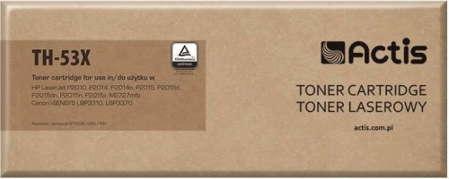 Actis Συμβατό Toner HP Q7553X Black