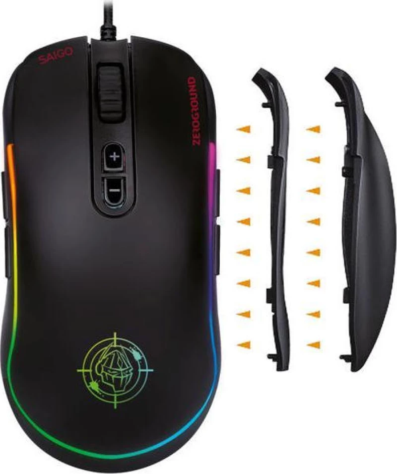 Zeroground Saigo 2.0 RGB Gaming Ποντίκι
