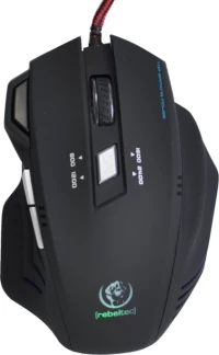 Rebeltec Punisher 2 Gaming Ποντίκι Μαύρο