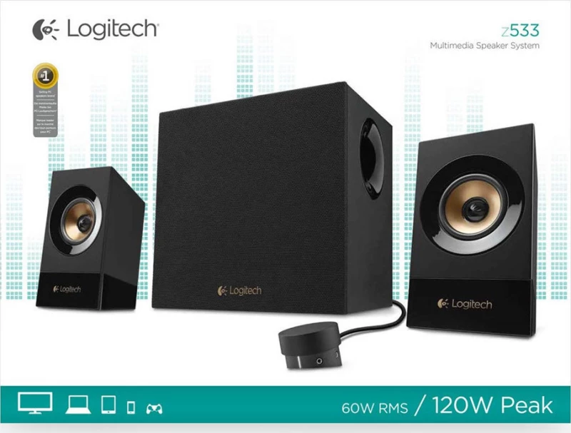 Logitech Z533 2.1 Speaker System (Black)
