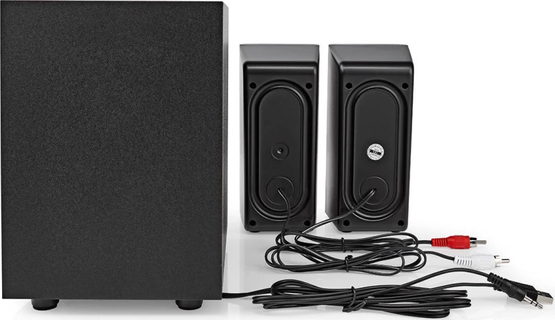 Nedis Gspr10021Bk Gaming Speakers 2.1 Usb Powered 3.5Mm Jack 33 W Nedis