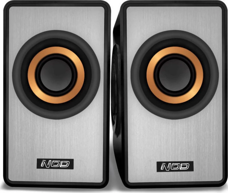Nod Sidefx Spk-003 Speaker 2.0 2X3W,Black/Silver Nod