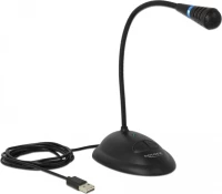 DeLOCK 65871 μικρόφωνο PC microphone Μαύρος (Μαύρο)