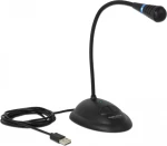 DeLOCK 65871 μικρόφωνο PC microphone Μαύρος (Μαύρο)