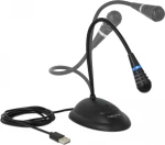 DeLOCK 65871 μικρόφωνο PC microphone Μαύρος (Μαύρο)