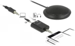 DeLOCK 65873 μικρόφωνο Table microphone Μαύρος (Μαύρο)