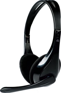 Powertech Headphones Με Μικρόφωνο Pt-734 105Db, 40Mm, 3.5Mm, 1.8M, Μαύρο