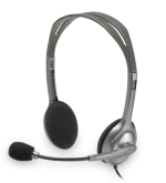 Logitech H110 – Ακουστικά – Μαύρο (981-000271)