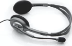 Logitech H110 – Ακουστικά – Μαύρο (981-000271)