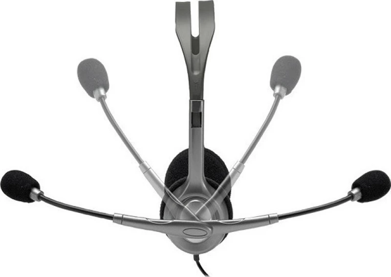 Logitech H110 – Ακουστικά – Μαύρο (981-000271)
