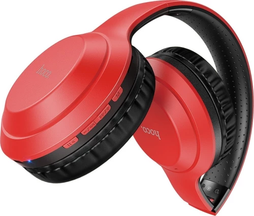 Hoco W30 Fun Move Ασύρματα Over Ear Ακουστικά Κόκκινα