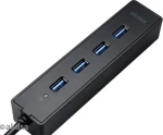 Akasa Usb 3.0 Hub Με Τέσσερις Θύρες Akasa Ak-Hb-08Bk