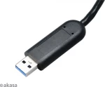 Akasa Usb 3.0 Hub Με Τέσσερις Θύρες Akasa Ak-Hb-08Bk