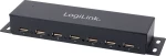 USB Hub 7 Θυρών LogiLink metall LED-Anzeige m. Netzteil