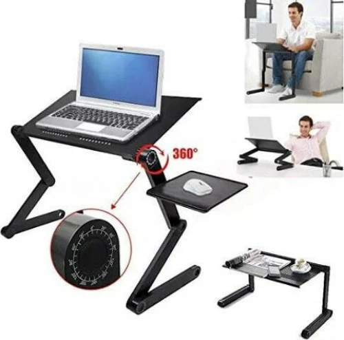 Εργονομικό τραπεζάκι Laptop T9 με μεταλλικό σκελετό και ανεμιστήρα