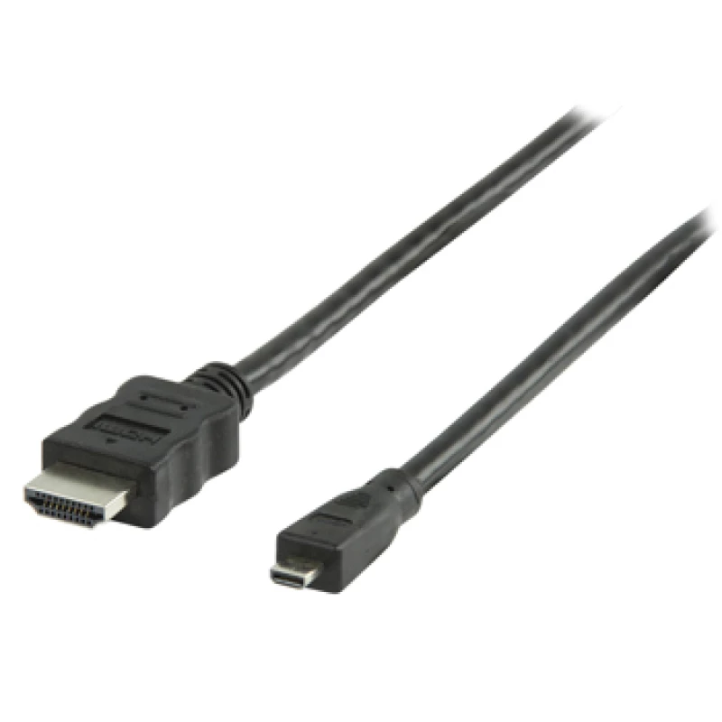 Valueline HDMI 2.0 Cable HDMI male - micro HDMI male 2m Λευκό